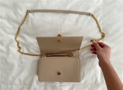 how to shorten ysl bag strap|How I shorten my Chanel bag chain strap .